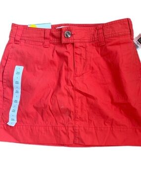 Gap mid  rise relaxed fit Red Mini Skirt
